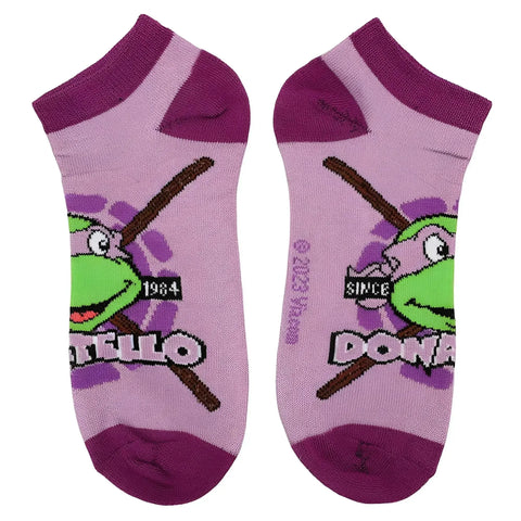 Teenage Mutant Ninja Turtles - 1984 Retro Turtles Ankle Socks Set (5 Pairs) - Bioworld