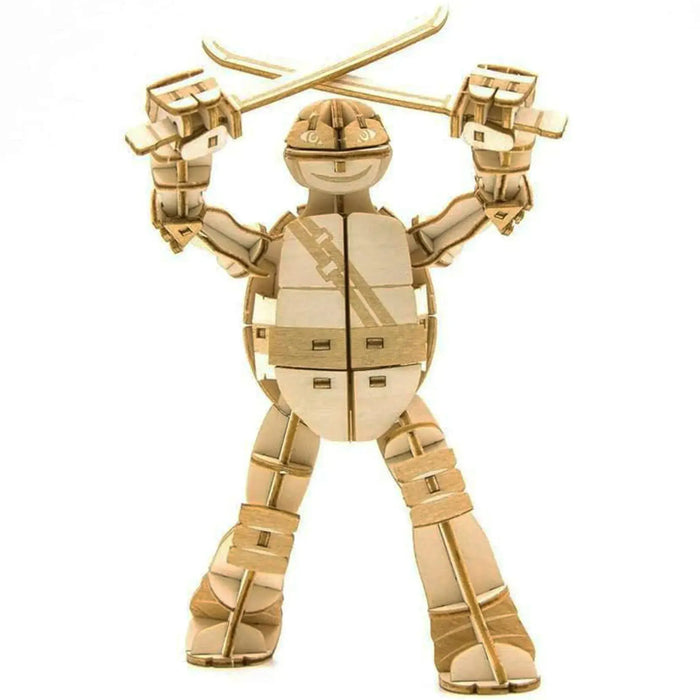Teenage Mutant Ninja Turtles - Leonardo 3D Wood Model Kit - Insight Editions - IncrediBuilds Series - (2016)