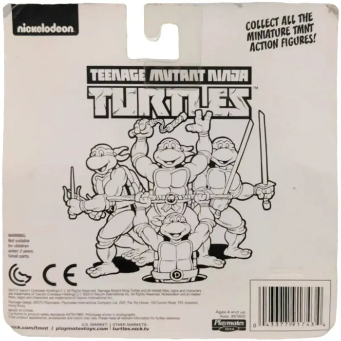 Teenage Mutant Ninja Turtles - Michelangelo & Casey Jones Action Figure Set (2.25") - Playmates Toys