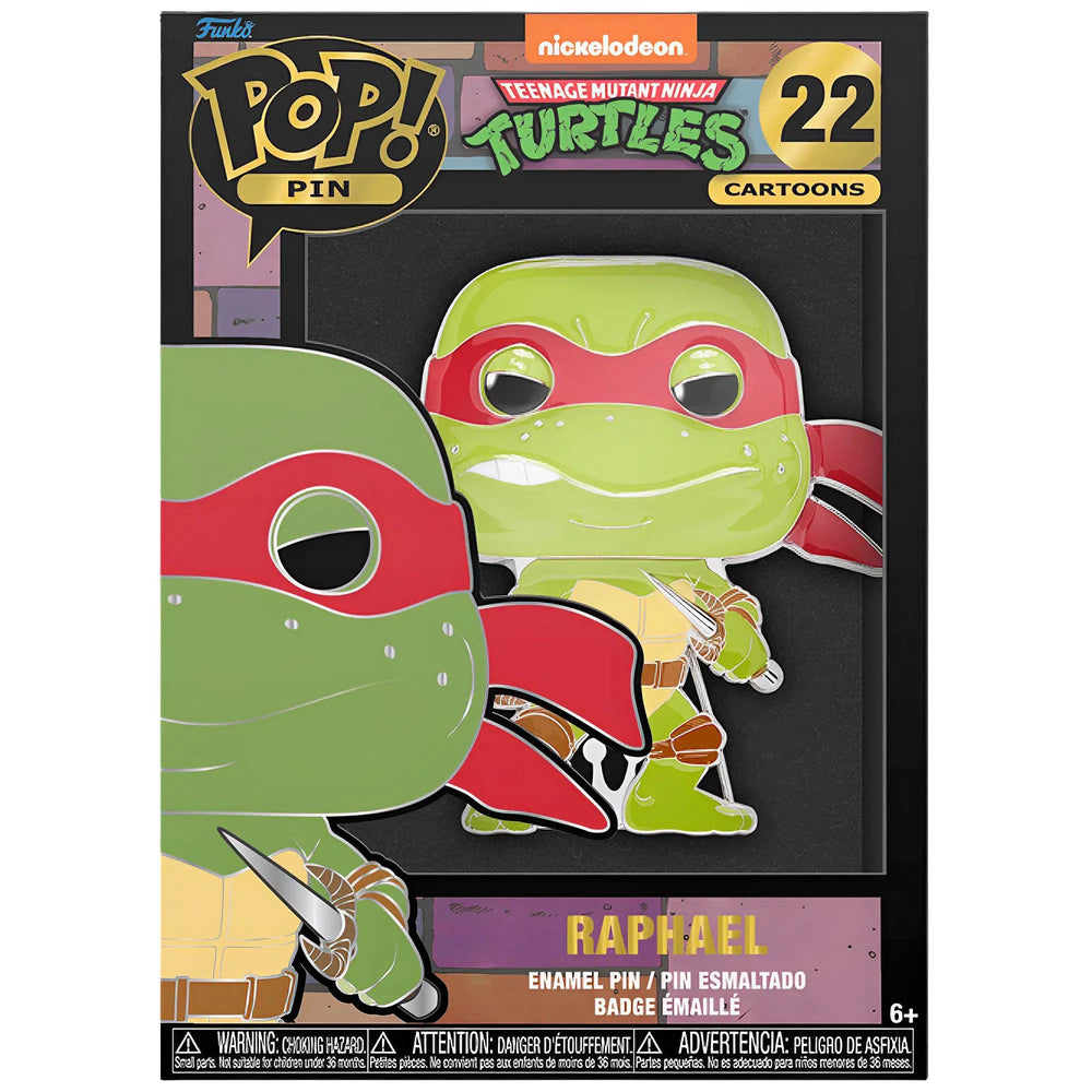 Teenage Mutant Ninja Turtles - Raphael Pin Badge (#22, Enamel) - Funko - Pop! Pin Series