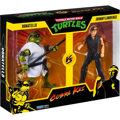 Teenage Mutant Ninja Turtles x Cobra Kai - Donatello vs Johnny Lawrence Action Figure Set (6