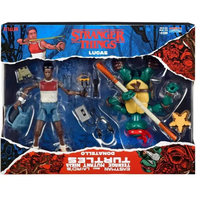 Teenage Mutant Ninja Turtles x Stranger Things - Donatello & Lucas Action Figure Set (6