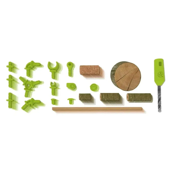 Terra Kids Connectors Backyard Craft Kit Starter - 86 Piece Set - HABA