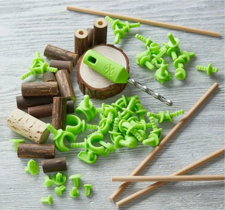 Terra Kids Connectors Backyard Craft Kit Starter - 86 Piece Set - HABA