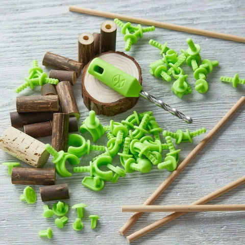 Terra Kids Connectors Backyard Craft Kit Starter - 86 Piece Set - HABA - Image 4