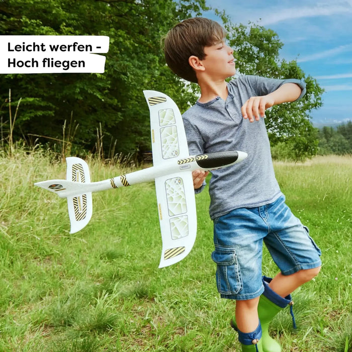 Terra Kids: Hand Glider - Hand-Launched Glider Aircraft Toy for Children (Ages 5+) - HABA