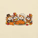 Thanksgiving Feast T-Shirt - Cute Pilgrim Cats and Turkey Graphic Tee