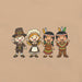 Thanksgiving Gathering T-Shirt - Cute Pilgrim Harvest Graphic Tee