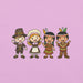 Thanksgiving Gathering T-Shirt - Cute Pilgrim Harvest Graphic Tee