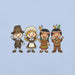 Thanksgiving Gathering T-Shirt - Cute Pilgrim Harvest Graphic Tee