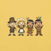 Thanksgiving Gathering T-Shirt - Cute Pilgrim Harvest Graphic Tee