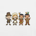 Thanksgiving Gathering T-Shirt - Cute Pilgrim Harvest Graphic Tee