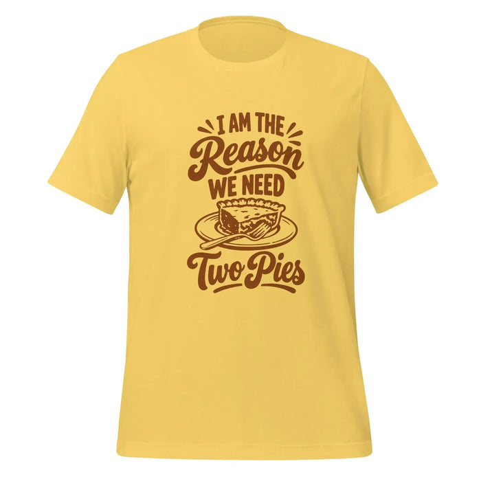 Thanksgiving Pie Lover T-Shirt - Funny Holiday Dessert Graphic Tee