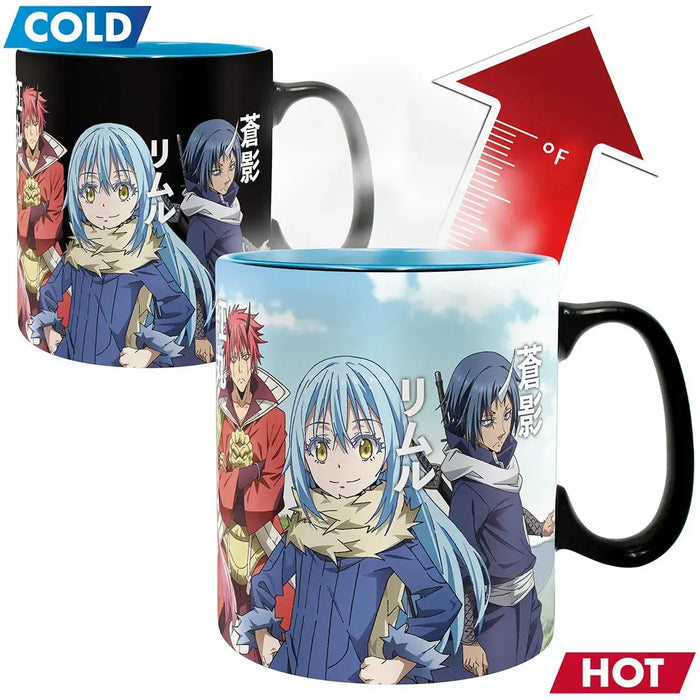 That Time I Got Reincarnated as a Slime - Rimuru Tempest & Friends Magic Heat-Change Mug (Ceramic, 16 oz.) - ABYstyle