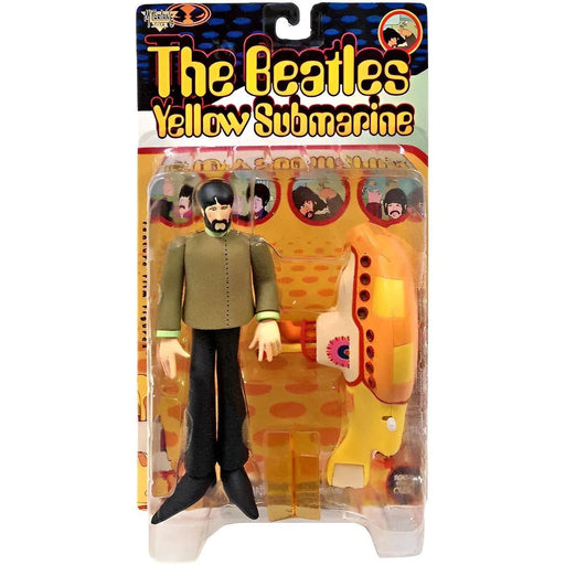 The Beatles - George Harrison with Yellow Submarine Action Figure (7.5") - McFarlane Toys - Series 1 (1999)