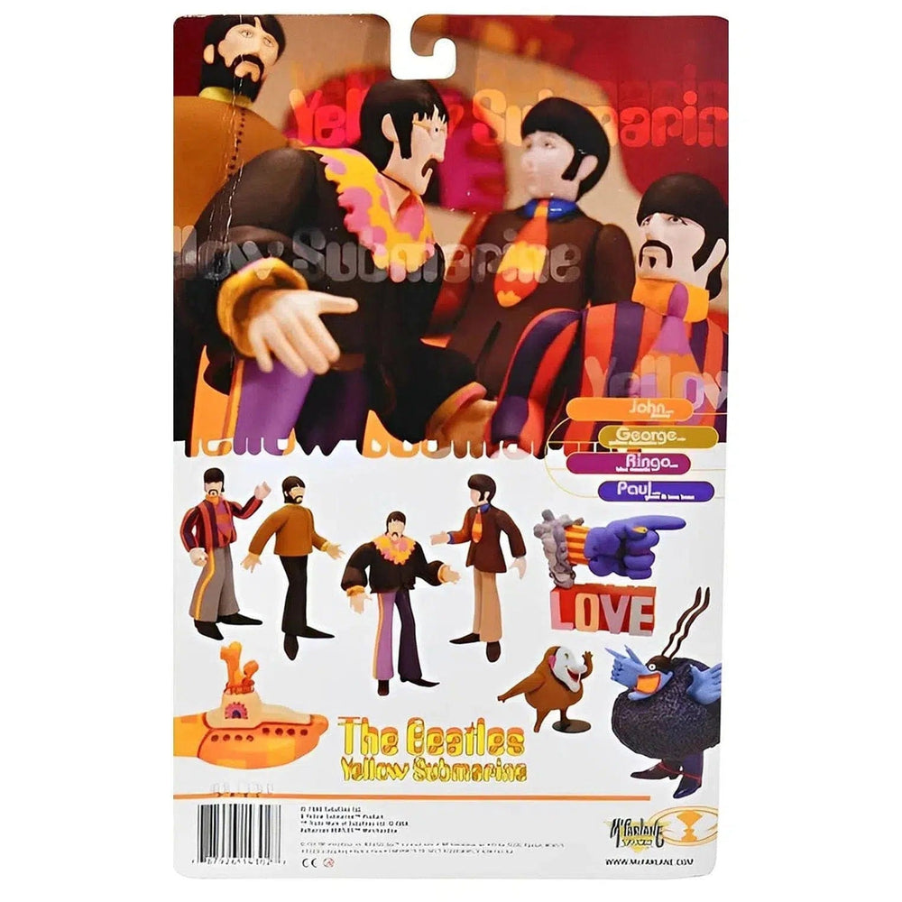 The Beatles - George With Yellow Submarine Action Figure - McFarlane Toys - Series 1 (1999)