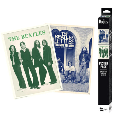 The Beatles - Let It Be & Abbey Road Photographs Boxed Poster Set (20.5
