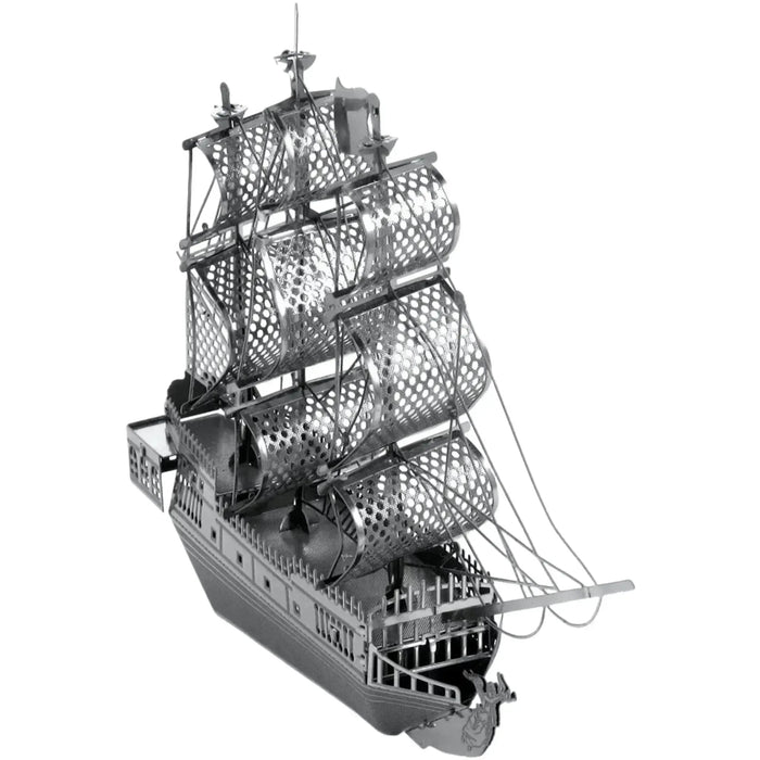 The Black Pearl Pirate Ship Figure Model Kit (Steel, Easy Difficulty) - Fascinations - Metal Earth Series - (2023)