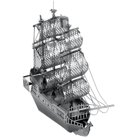 The Black Pearl Pirate Ship Figure Model Kit (Steel, Easy Difficulty) - Fascinations - Metal Earth Series - (2023) - Image 4
