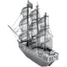 The Black Pearl Pirate Ship Figure Model Kit (Steel, Easy Difficulty) - Fascinations - Metal Earth Series - (2023)