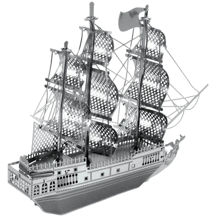 The Black Pearl Pirate Ship Figure Model Kit (Steel, Easy Difficulty) - Fascinations - Metal Earth Series - (2023)
