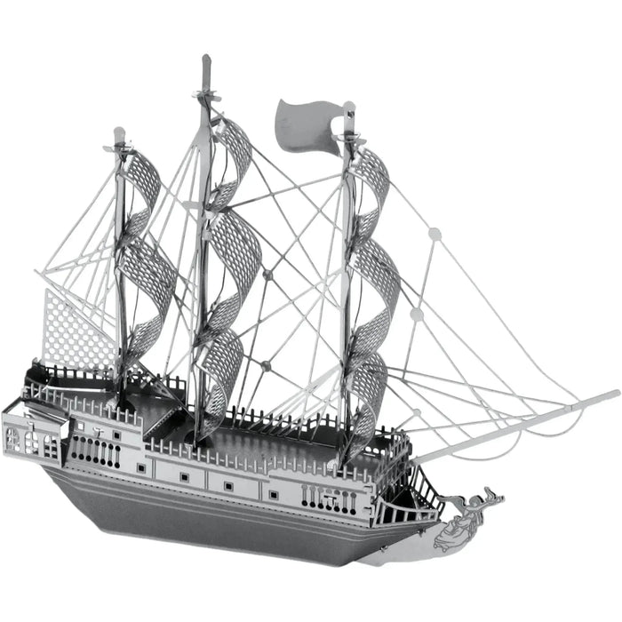 The Black Pearl Pirate Ship Figure Model Kit (Steel, Easy Difficulty) - Fascinations - Metal Earth Series - (2023)