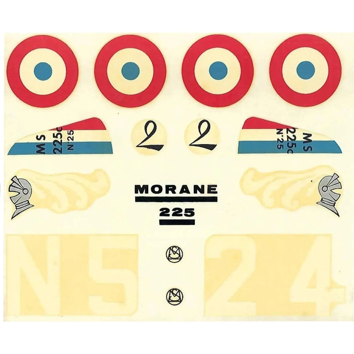 The French Air Force - Morane-Saulnier MS.225 Military Plane Model Kit (1:72 Scale, Plastic) - Heller