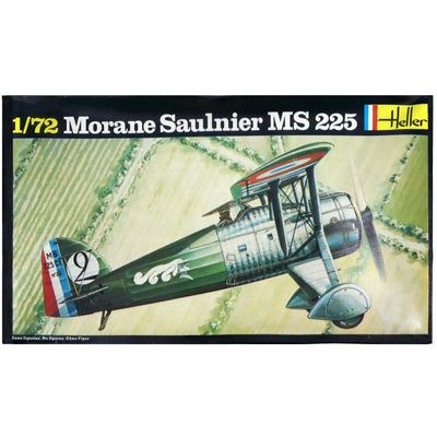 The French Air Force - Morane-Saulnier MS.225 Military Plane Model Kit (1:72 Scale, Plastic) - Heller