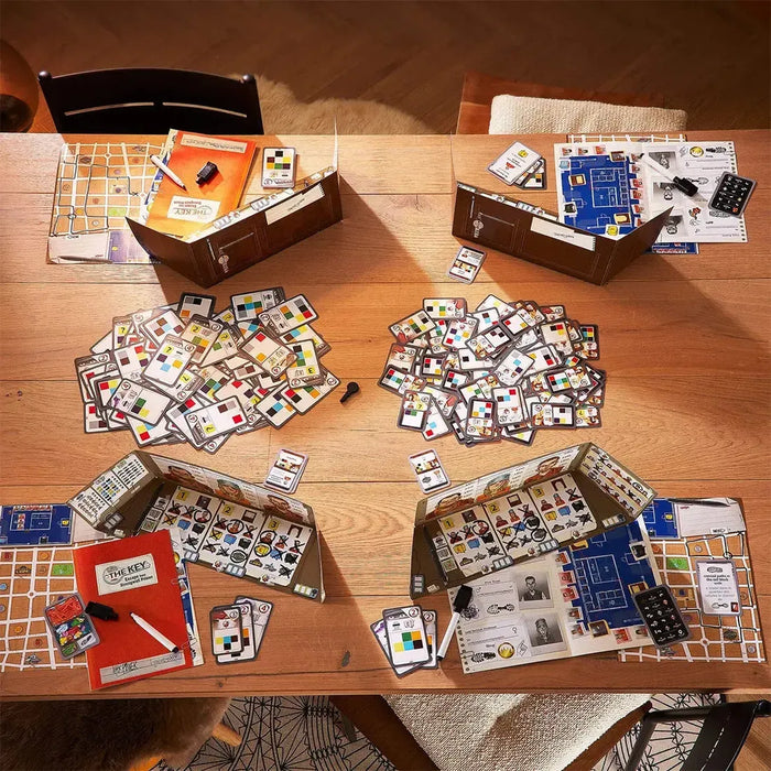 The Key: Escape from Strongwall Prison - Puzzle Crime Board Game for Family and Adults (1-4 Players, Ages 12+) - HABA
