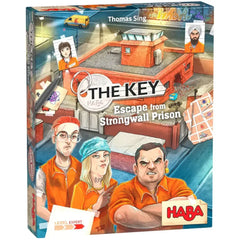 The Key: Escape from Strongwall Prison - Puzzle Crime Board Game for Family and Adults (1-4 Players, Ages 12+) - HABA