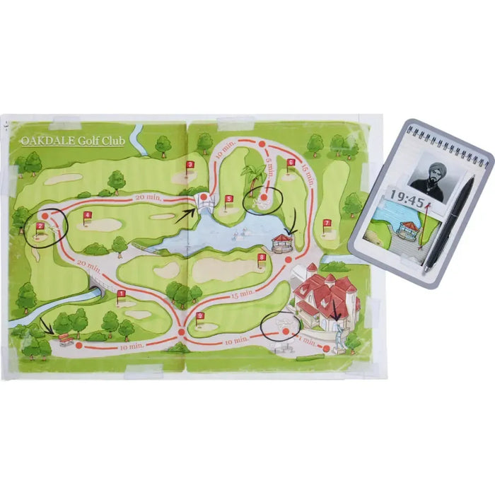 The Key: Murder at the Oakdale Club - Puzzle Crime Board Game for Family and Adults (1-4 Players, Ages 8+) - HABA