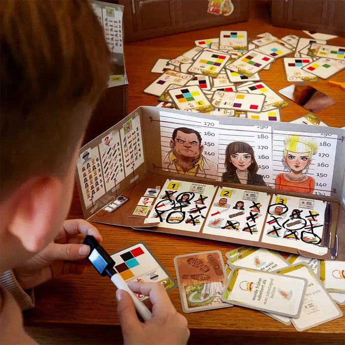 The Key: Sabotage at Lucky Llama Land - Puzzle Mystery Board Game for Family, Adults, and Children (1-4 Players, Ages 8+) - HABA