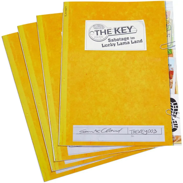 The Key: Sabotage at Lucky Llama Land - Puzzle Mystery Board Game for Family, Adults, and Children (1-4 Players, Ages 8+) - HABA