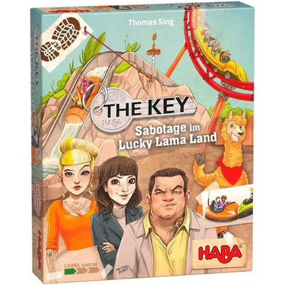 The Key: Sabotage at Lucky Llama Land - Puzzle Mystery Board Game for Family, Adults, and Children (1-4 Players, Ages 8+) - HABA