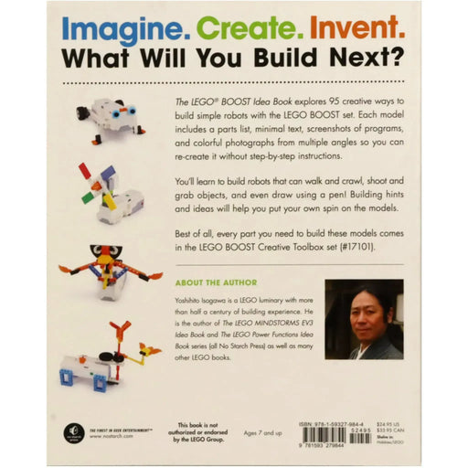 The LEGO BOOST Idea Book | 95 Simple Robots and Hints for Making More! | Idea Book | Paperback
