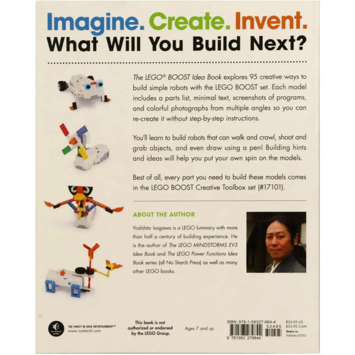 The LEGO BOOST Idea Book | 95 Simple Robots and Hints for Making More! | Idea Book | Paperback