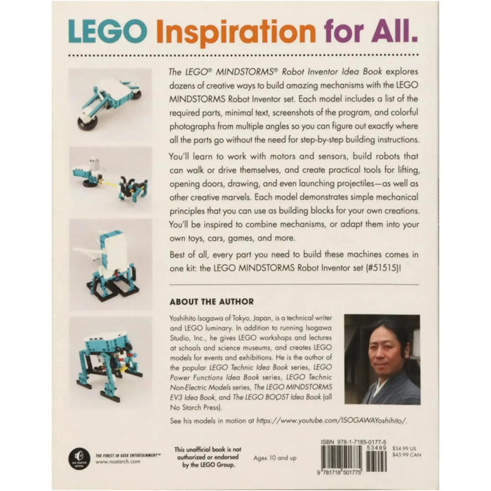 The LEGO MINDSTORMS Robot Inventor Idea Book: 128 Simple Machines and Clever Contraptions | Paperback