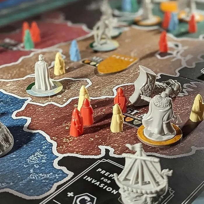 The Last Kingdom - Strategy War Board Game for Family, and Adults (2-5 Players, Ages 14+) - Gamelyn Games