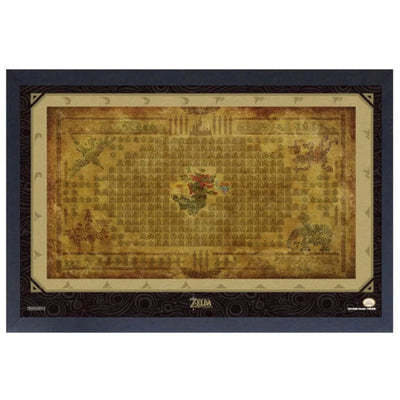 The Legend of Zelda: Breath of the WIld - Calamity Ganon Tapestry Framed Poster (Gel Coat, 12.25