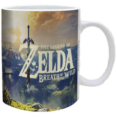 The Legend of Zelda: Breath of the Wild - Link Sunset Poster Art Mug (Ceramic, 11 oz.) - Pyramid America