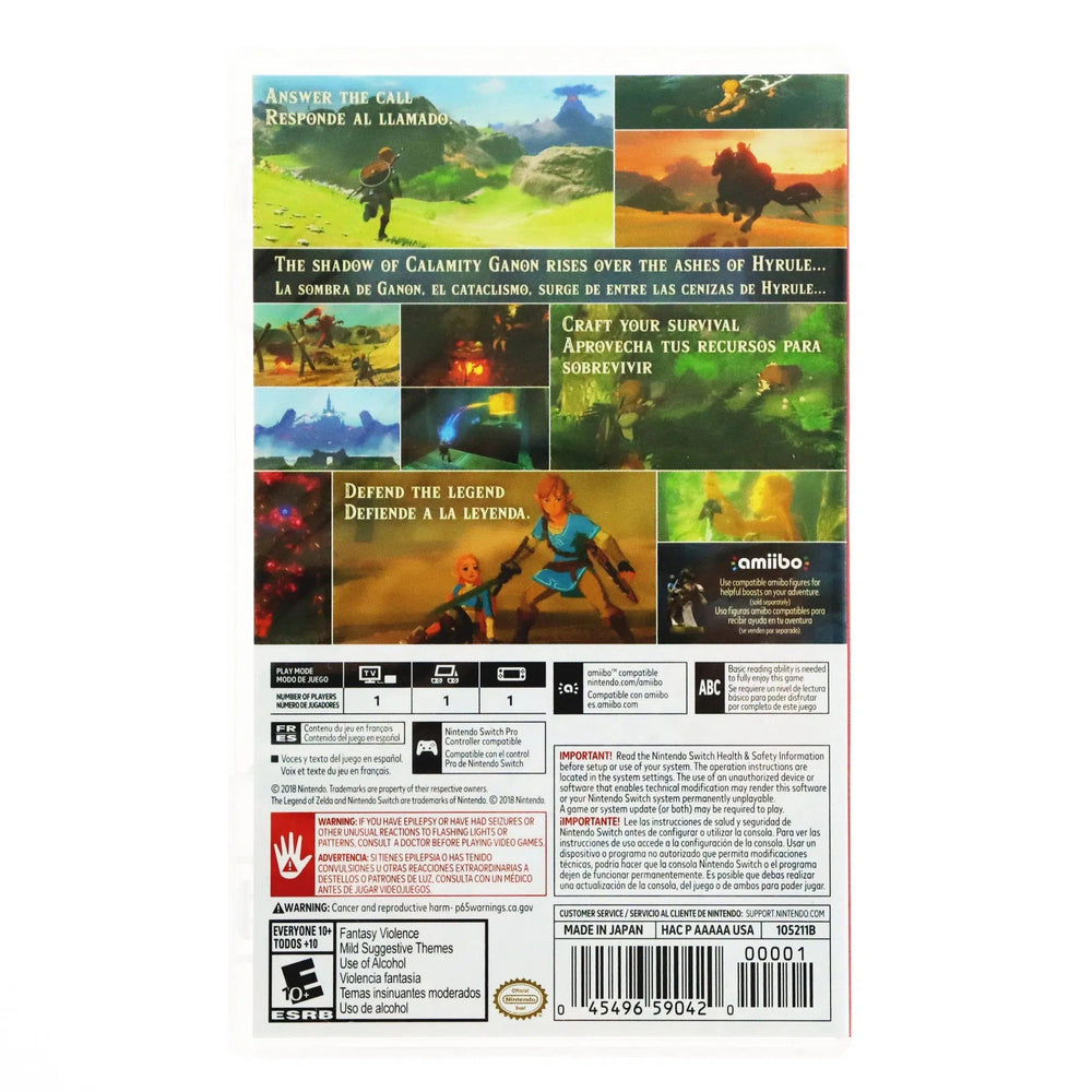 The Legend of Zelda: Breath of the Wild - Nintendo Switch