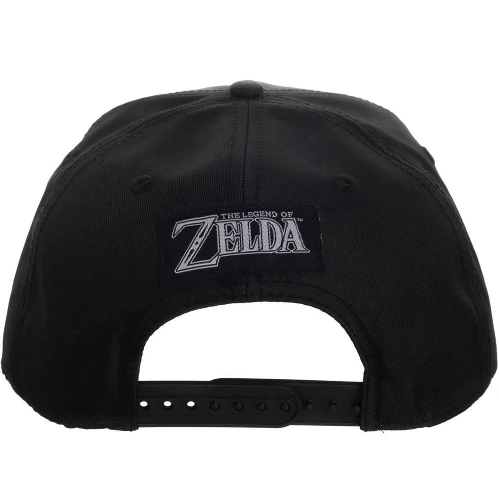 The Legend of Zelda - Characters & Hylian Shield Snapback Hat (Sublimated, Flat Bill) - Bioworld