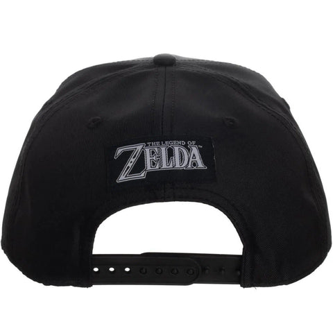 The Legend of Zelda - Characters & Hylian Shield Snapback Hat (Sublimated, Flat Bill) - Bioworld