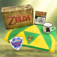 The Legend of Zelda - Collector's Gift Box Set - Culturefly - Hooded Blanket, Camper Mug, Temporary Tattoos, Bottle Opener Keychain, Wall Art