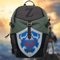 The Legend of Zelda - Hylian Shield Laptop Backpack - Bioworld- Image 6