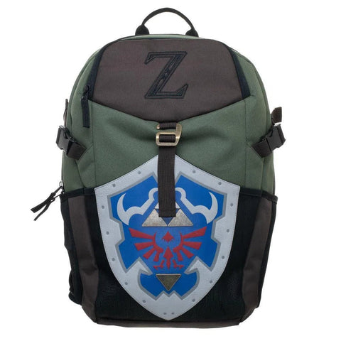The Legend of Zelda - Hylian Shield Laptop Backpack - Bioworld