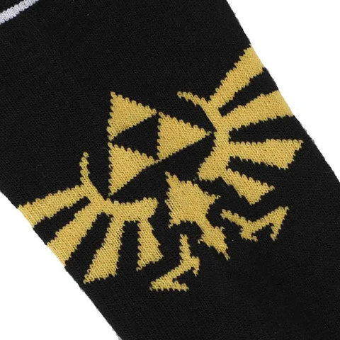The Legend of Zelda - Hyrule Crest Ankle Socks - Bioworld - 5 Pairs