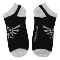 The Legend of Zelda - Hyrule Crest Ankle Socks - Bioworld - 5 Pairs- Image 2
