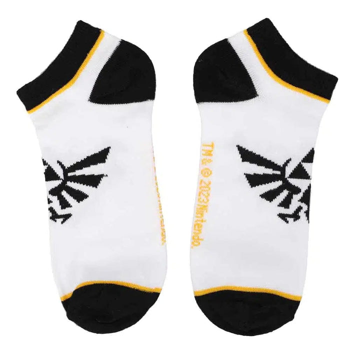The Legend of Zelda - Hyrule Crest Ankle Socks - Bioworld - 5 Pairs