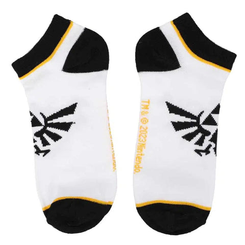 The Legend of Zelda - Hyrule Crest Ankle Socks - Bioworld - 5 Pairs